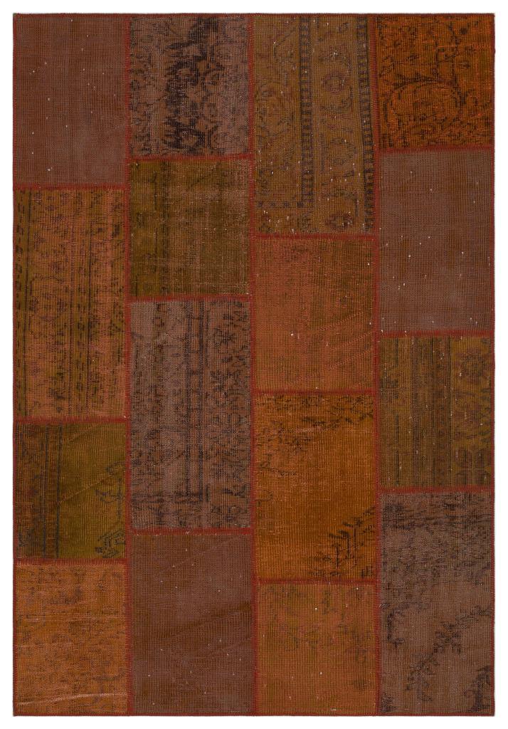 Apex Patchwork Unique Kahve 33918 160 x 230 cm