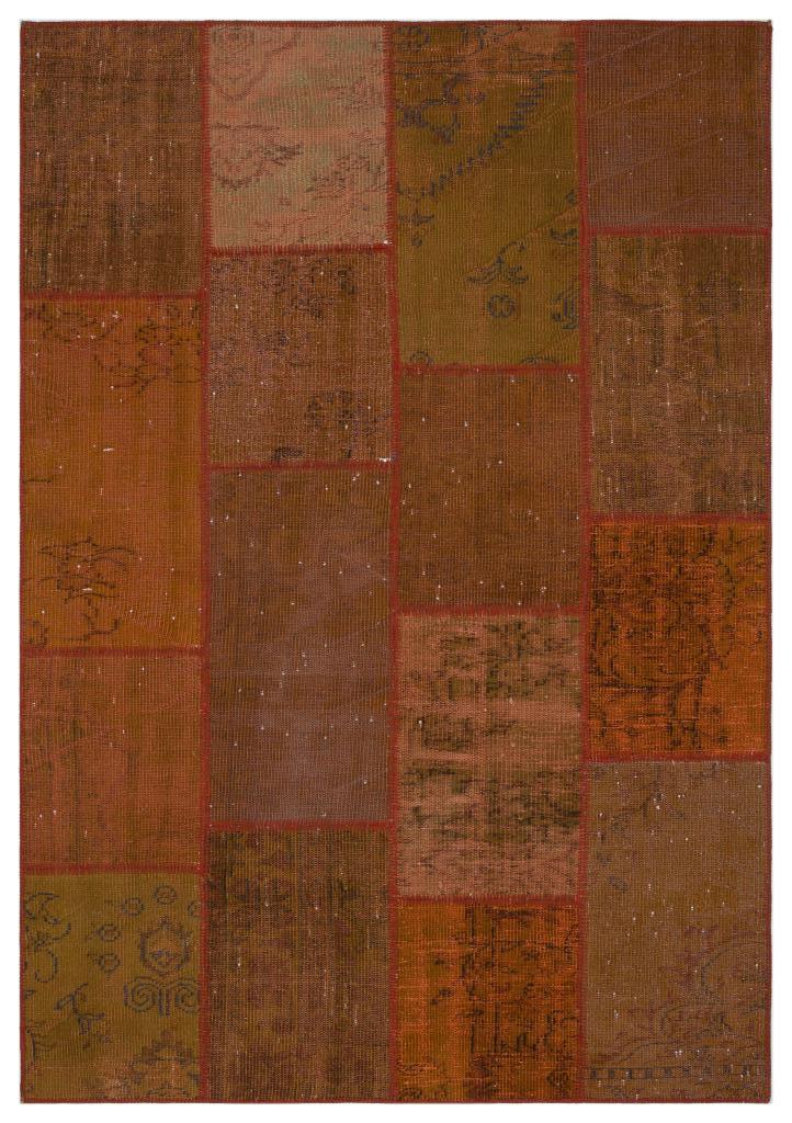 Apex Patchwork Unique Kahve 33939 160 x 230 cm
