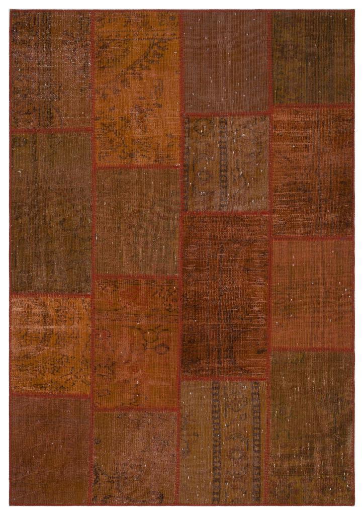 Apex Patchwork Unique Kahve 33950 160 x 230 cm