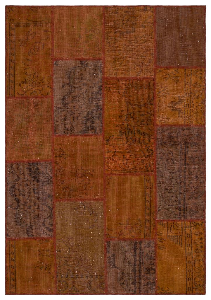 Apex Patchwork Unique Kahve 33958 160 x 230 cm