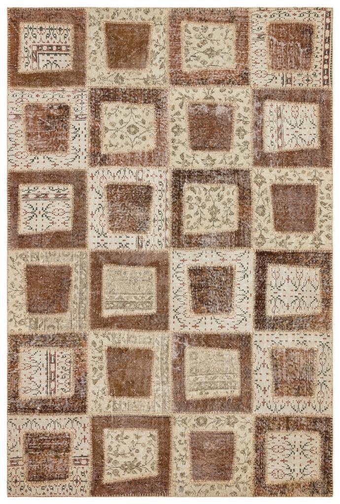 Apex Patchwork Unique Kahve 35446 161 x 240 cm