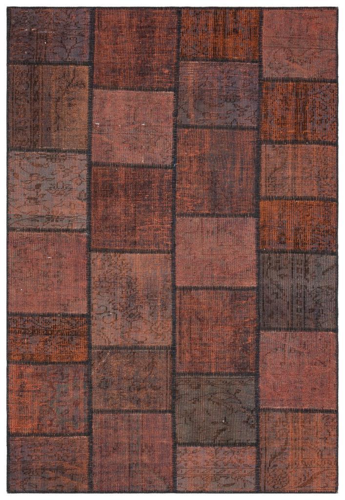 Apex Patchwork Unique Kahve 35856 161 x 232 cm