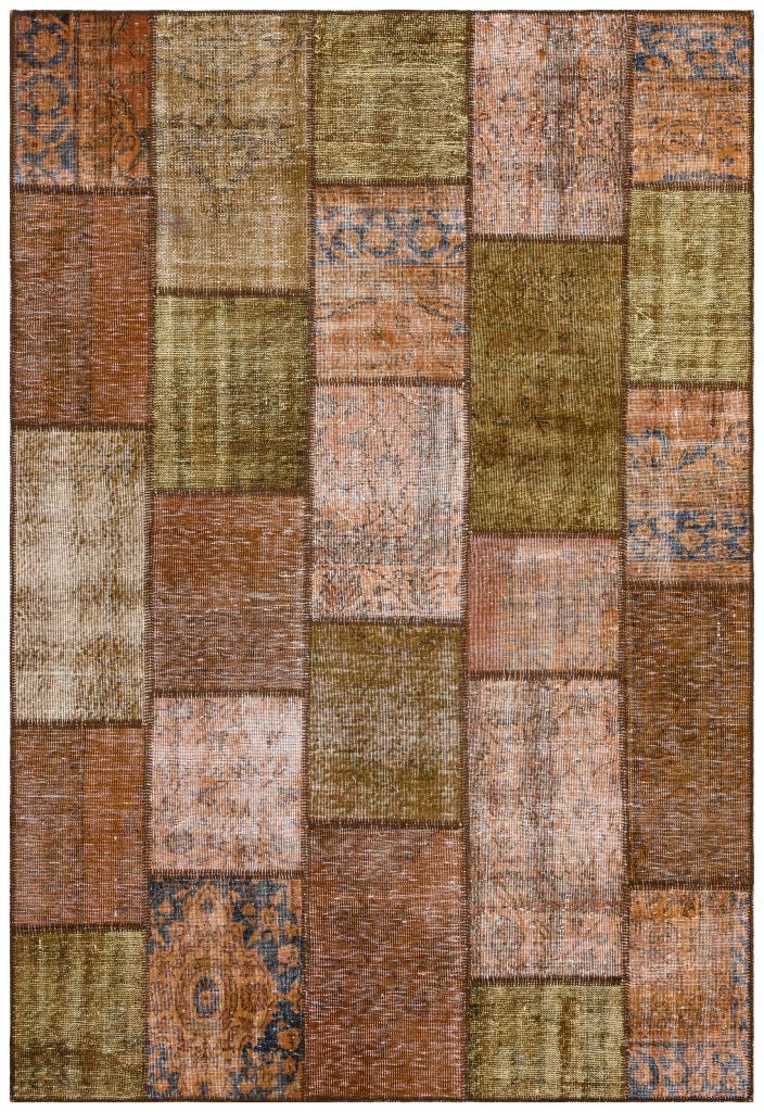 Apex Patchwork Unique Kahve 36164 190 x 281 cm