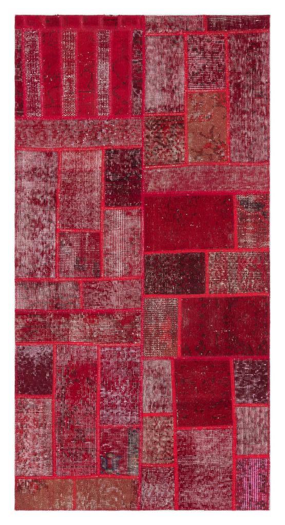 Apex Patchwork Unique Kırmızı 33845 79 x 153 cm