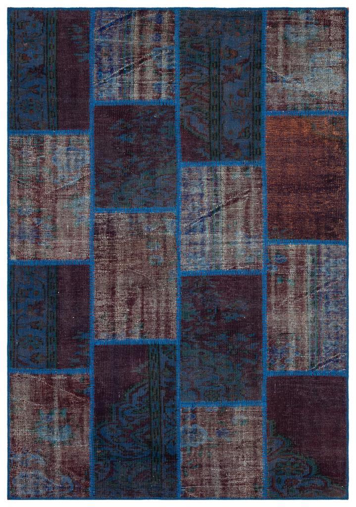 Apex Patchwork Unique Mavi 35452 162 x 233 cm