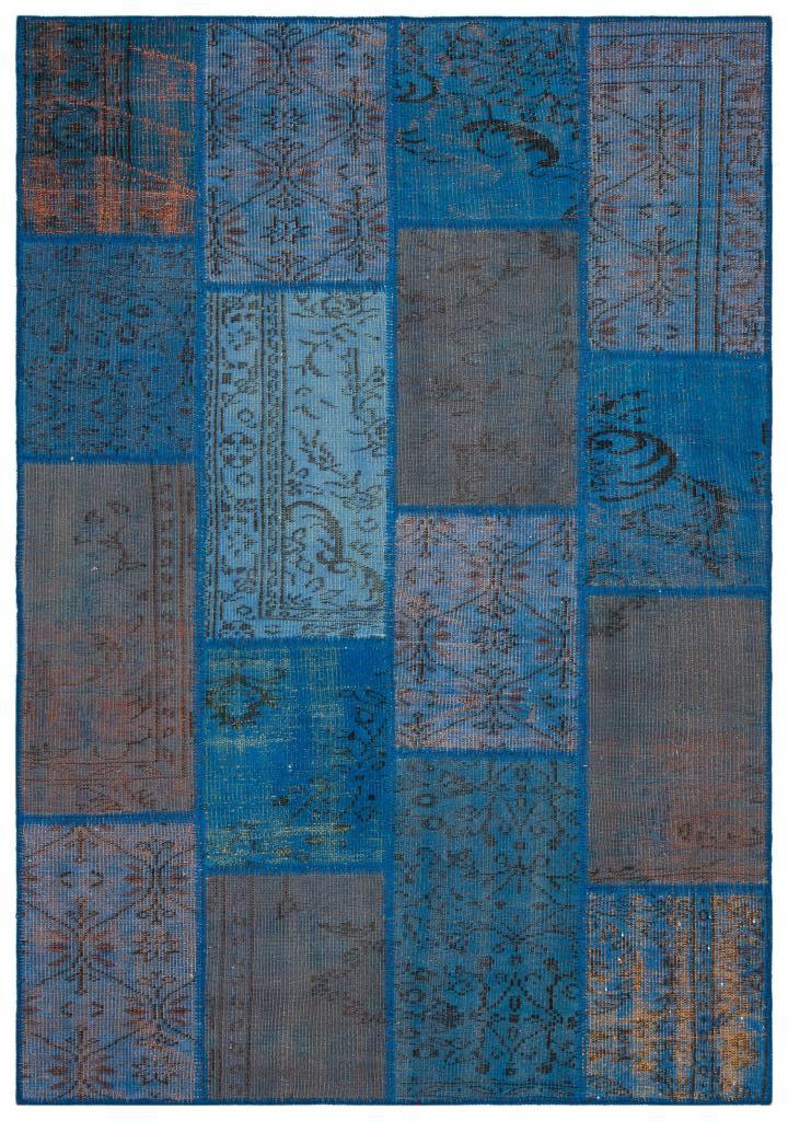 Apex Patchwork Unique Mavi 35474 162 x 232 cm