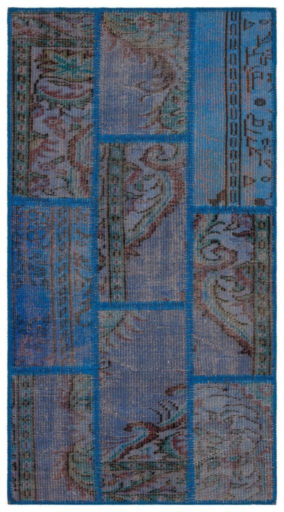 Apex Patchwork Unique Mavi 35550 82 x 151 cm
