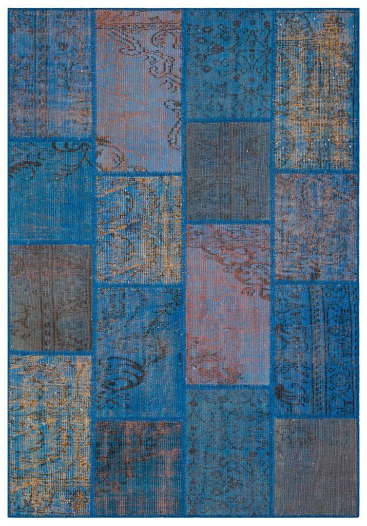 Apex Patchwork Unique Mavi 35821 162 x 234 cm