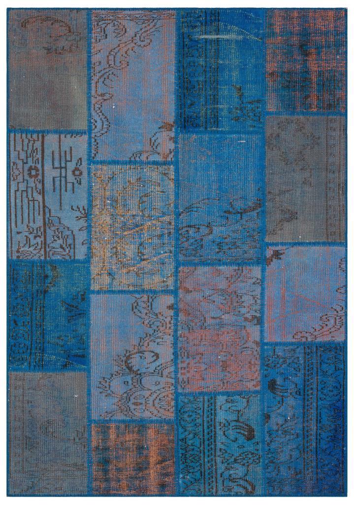 Apex Patchwork Unique Mavi 35830 163 x 232 cm