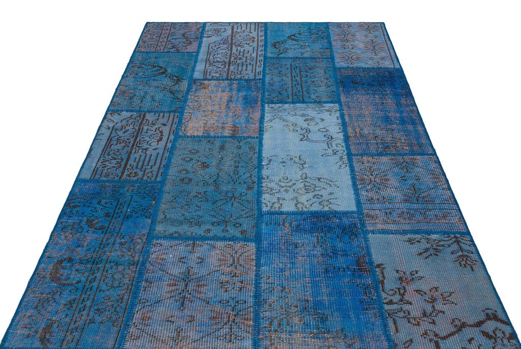 Apex Patchwork Unique Mavi 35887 162 x 231 cm