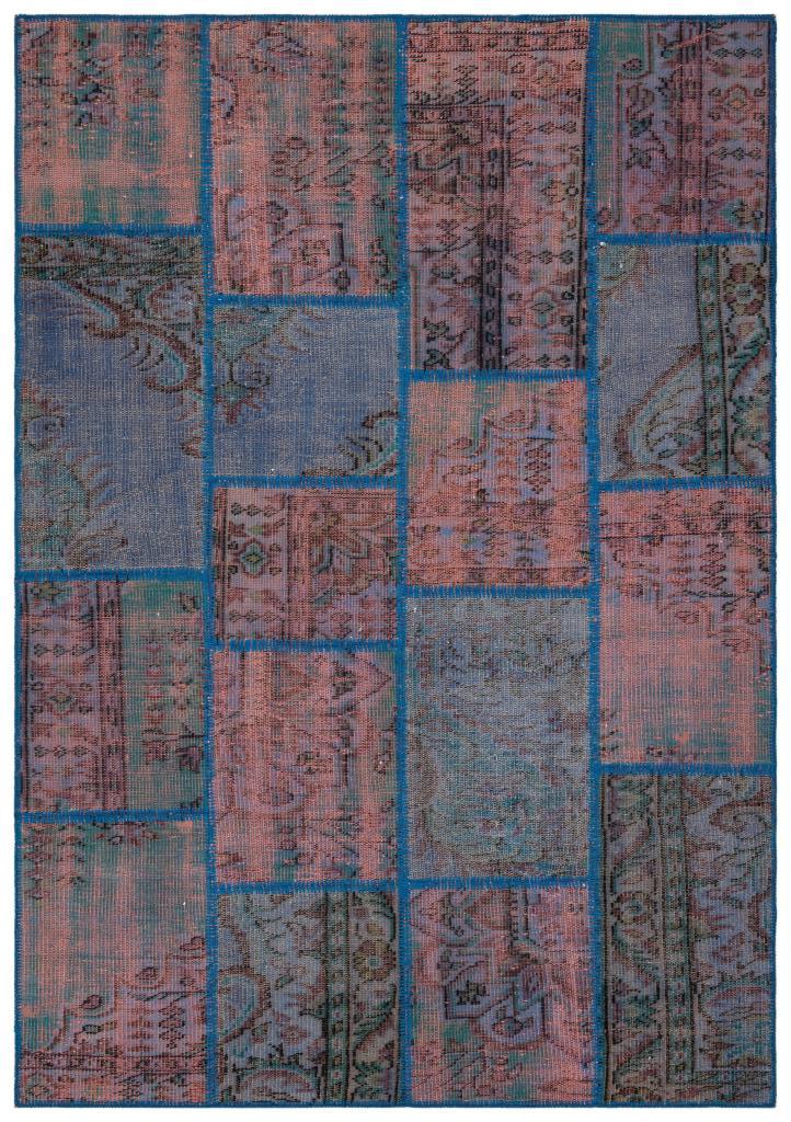 Apex Patchwork Unique Mavi 35892 162 x 231 cm