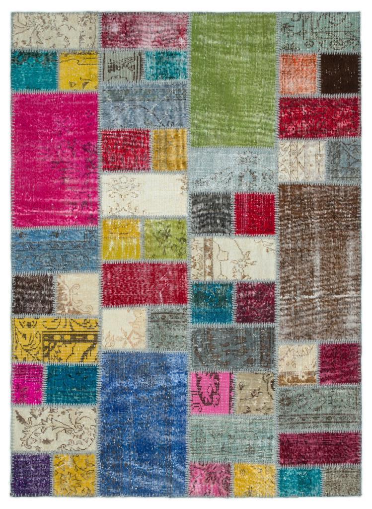 Apex Patchwork Unique Multi Naturel 20570 171 x 238 cm
