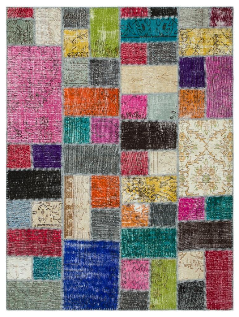 Apex Patchwork Unique Multi Naturel 20605 172 x 229 cm