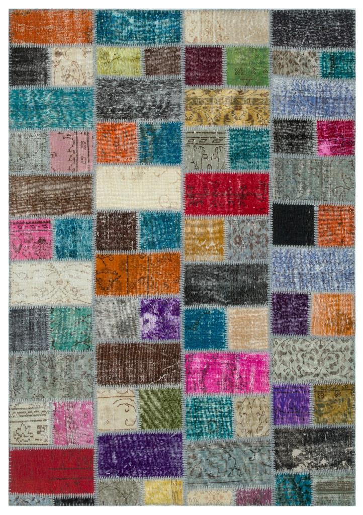 Apex Patchwork Unique Multi Naturel 20606 171 x 245 cm