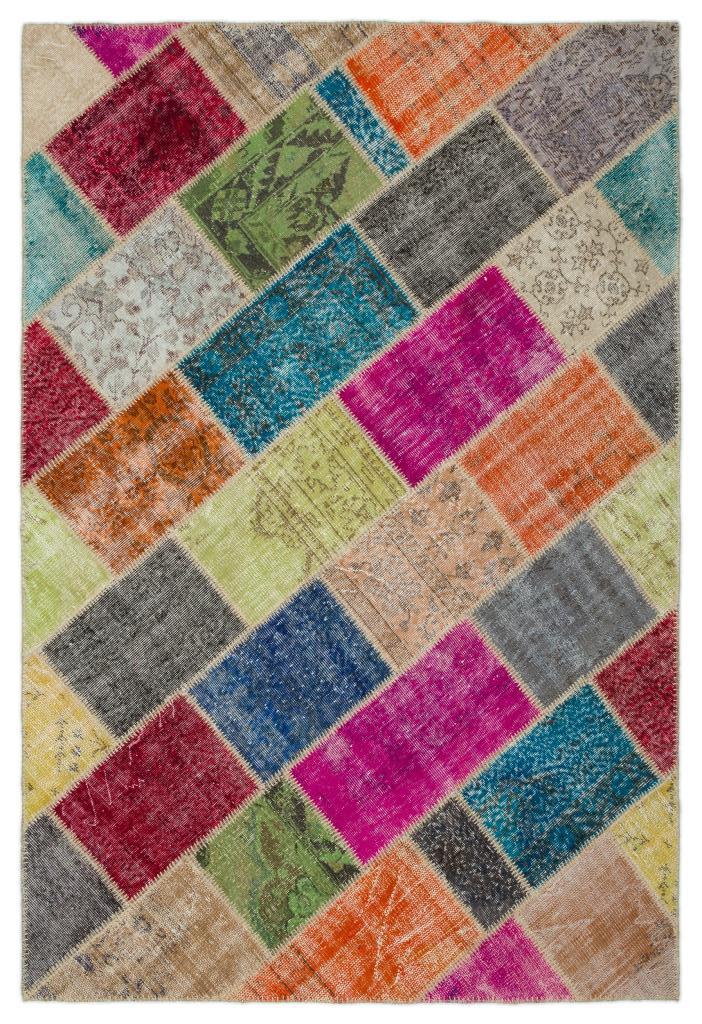 Apex Patchwork Unique Multi Naturel 20988 162 x 232 cm