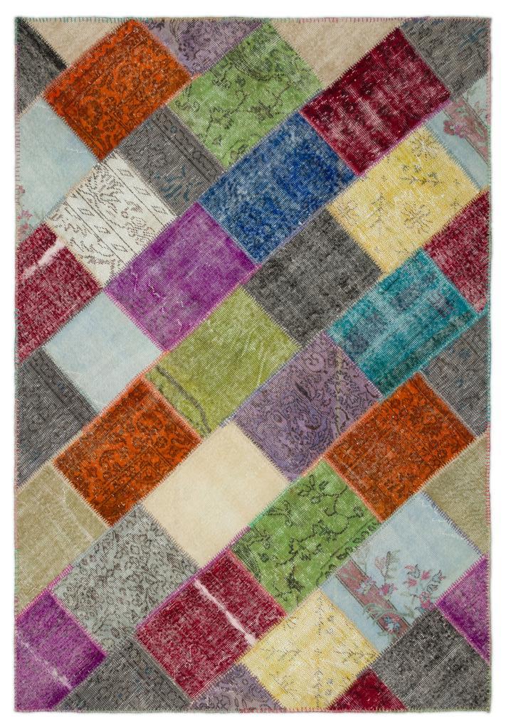 Apex Patchwork Unique Multi Naturel 20993 163 x 231 cm