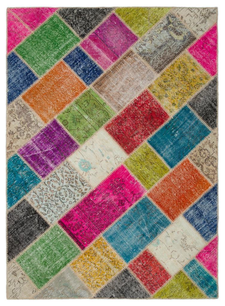 Apex Patchwork Unique Multi Naturel 20996 163 x 228 cm