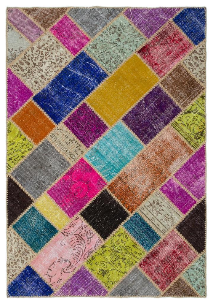 Apex Patchwork Unique Multi Naturel 21001 161 x 231 cm
