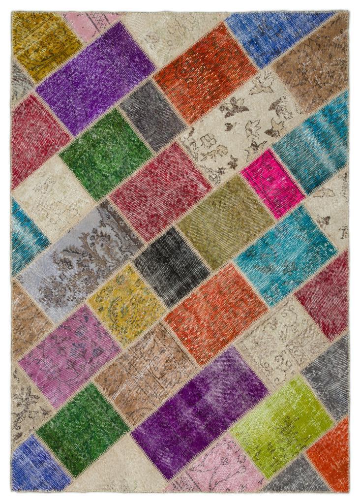 Apex Patchwork Unique Multi Naturel 21009 163 x 228 cm