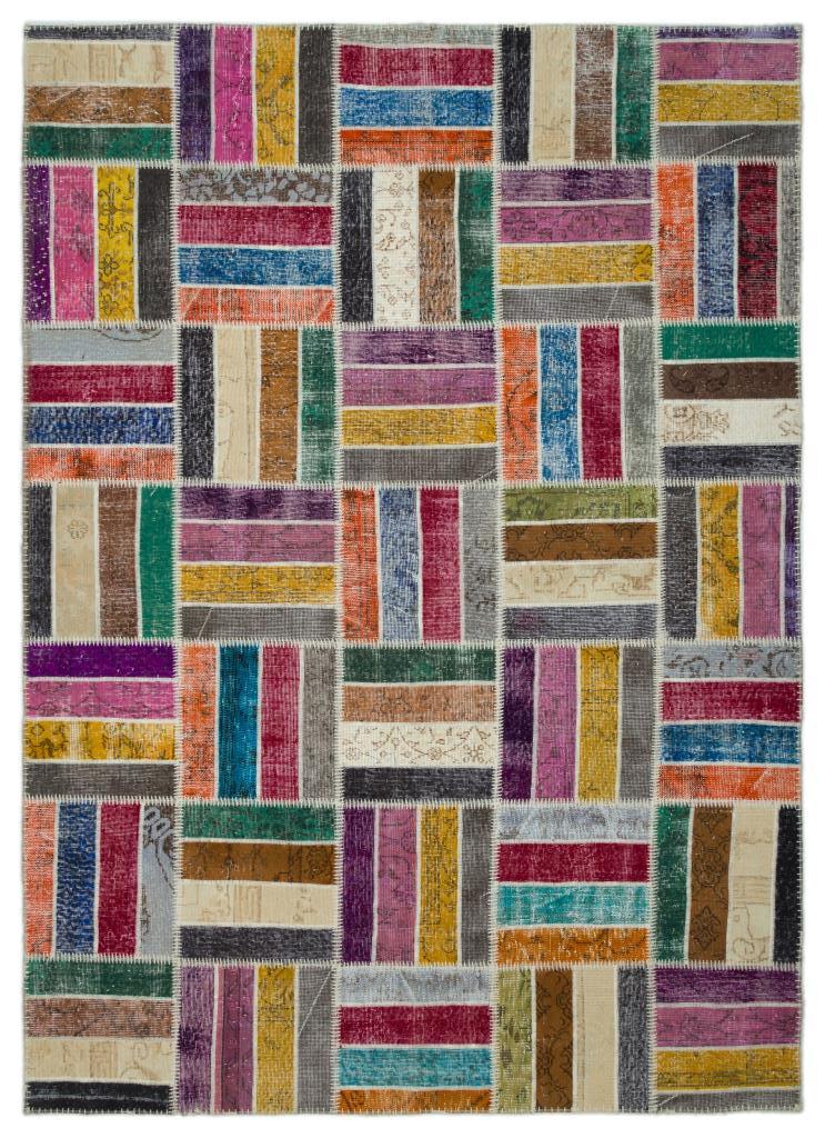 Apex Patchwork Unique Multi Naturel 21053 203 x 283 cm