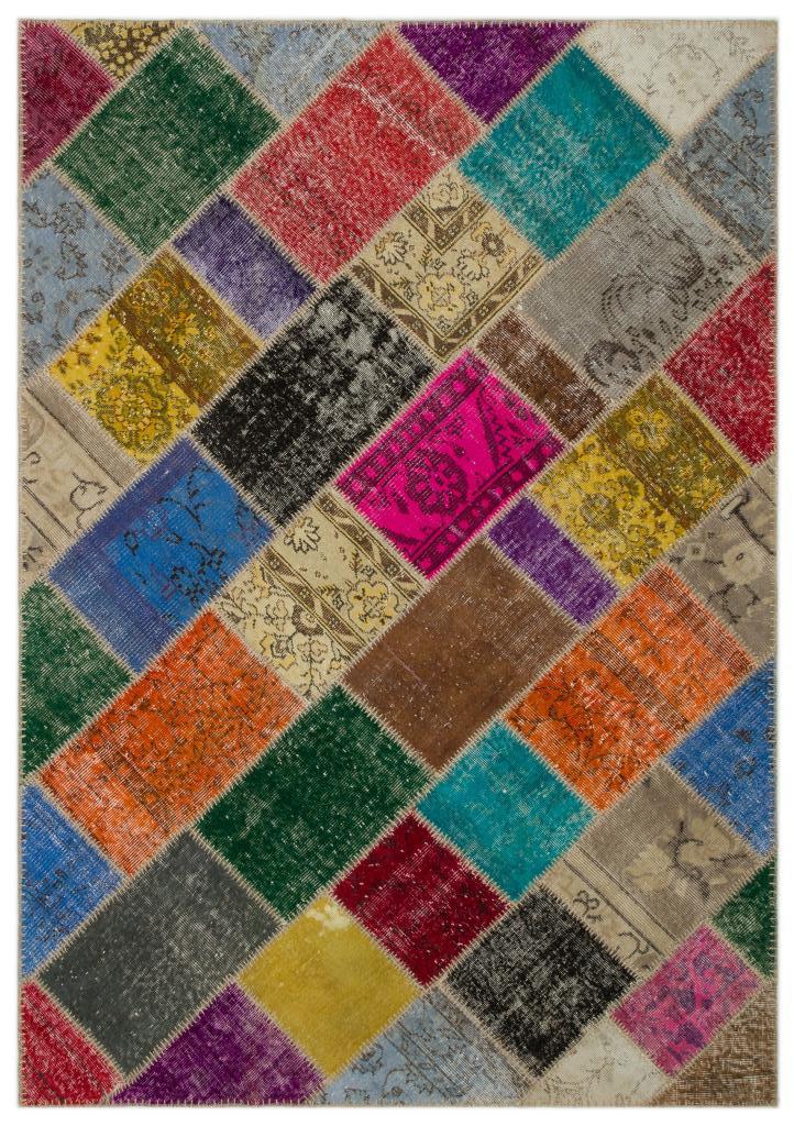 Apex Patchwork Unique Multi Naturel 21469 163 x 231 cm