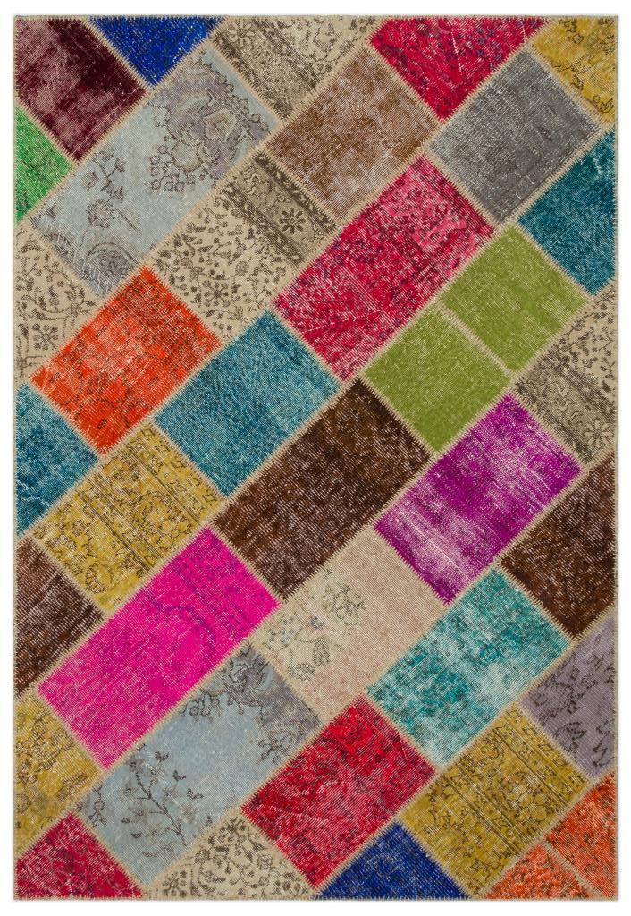 Apex Patchwork Unique Multi Naturel 21471 161 x 233 cm