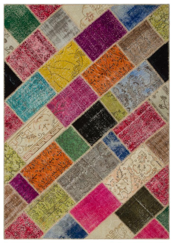 Apex Patchwork Unique Multi Naturel 21476 163 x 230 cm