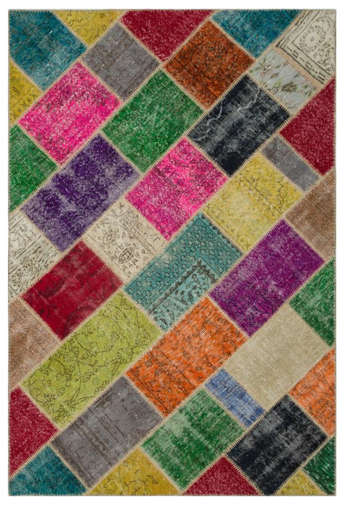 Apex Patchwork Unique Multi Naturel 21601 160 x 233 cm