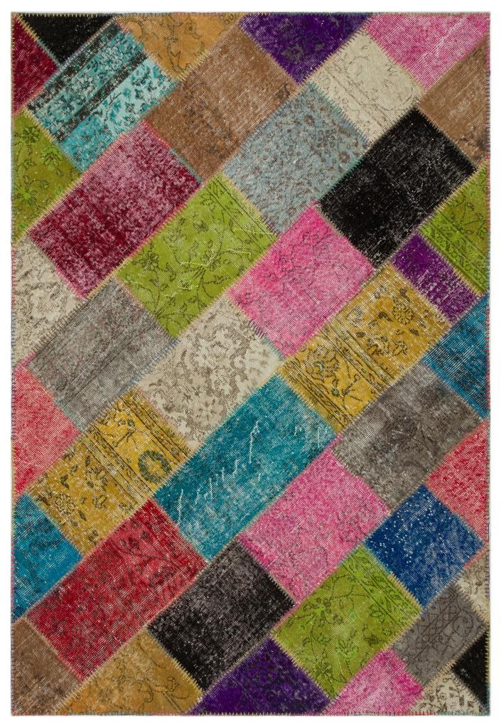 Apex Patchwork Unique Multi Naturel 21603 160 x 233 cm