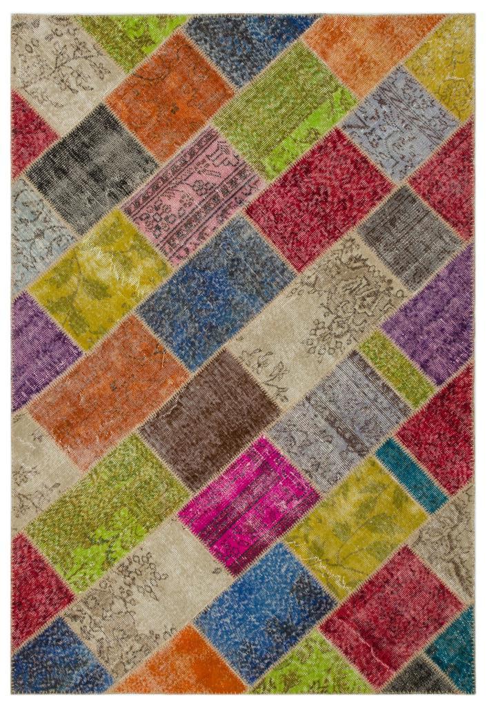 Apex Patchwork Unique Multi Naturel 21610 160 x 233 cm