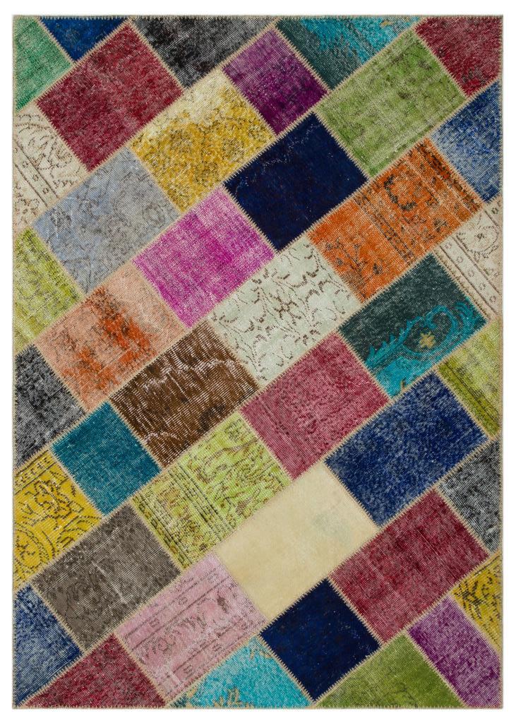 Apex Patchwork Unique Multi Naturel 21611 160 x 233 cm