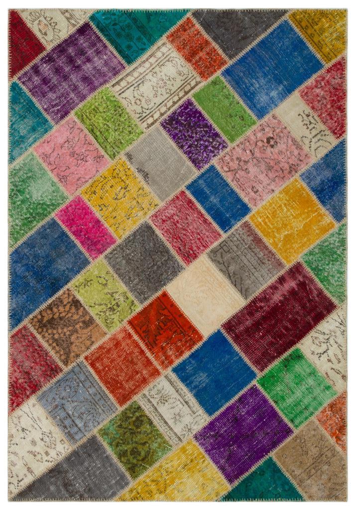 Apex Patchwork Unique Multi Naturel 21620 160 x 233 cm