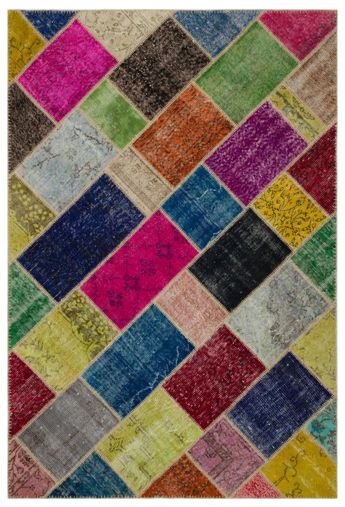 Apex Patchwork Unique Multi Naturel 21635 160 x 233 cm