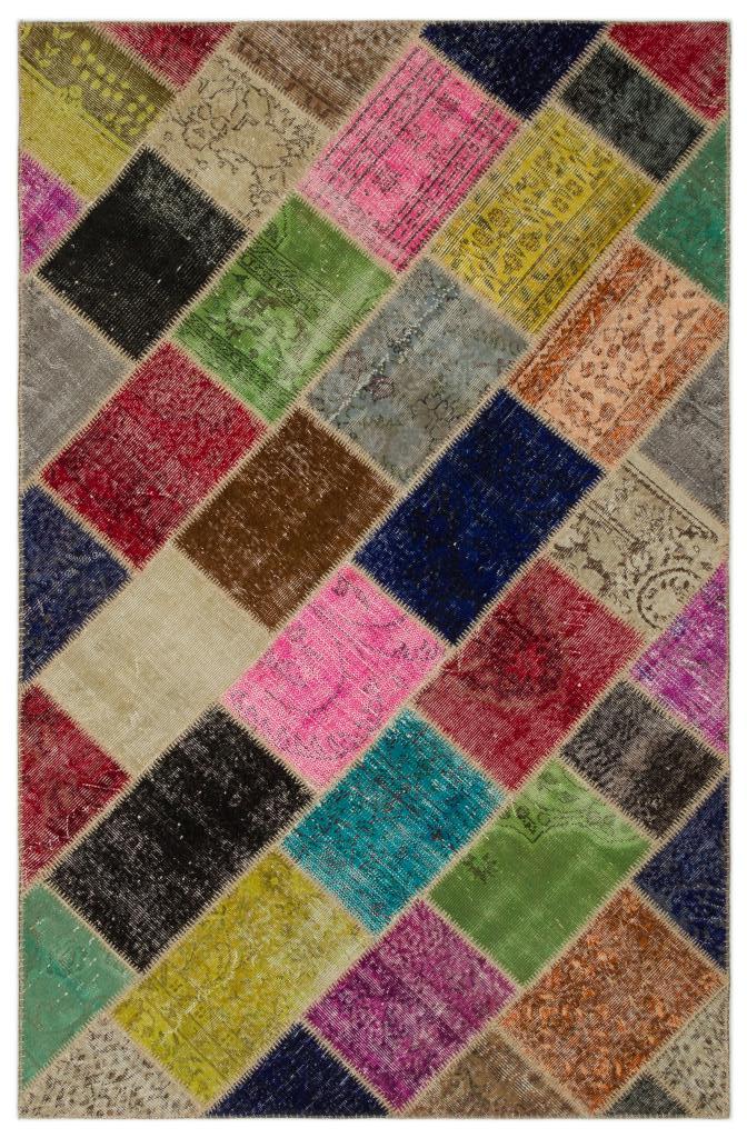 Apex Patchwork Unique Multi Naturel 21637 160 x 233 cm