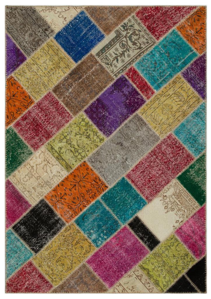 Apex Patchwork Unique Multi Naturel 21641 160 x 233 cm
