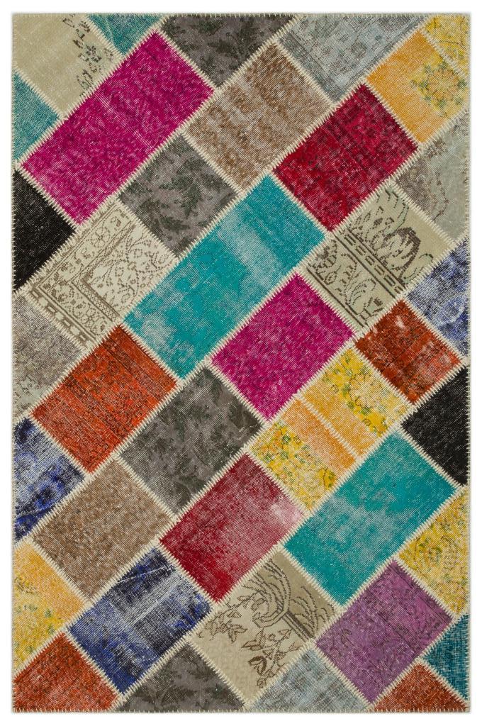 Apex Patchwork Unique Multi Naturel 21644 160 x 233 cm