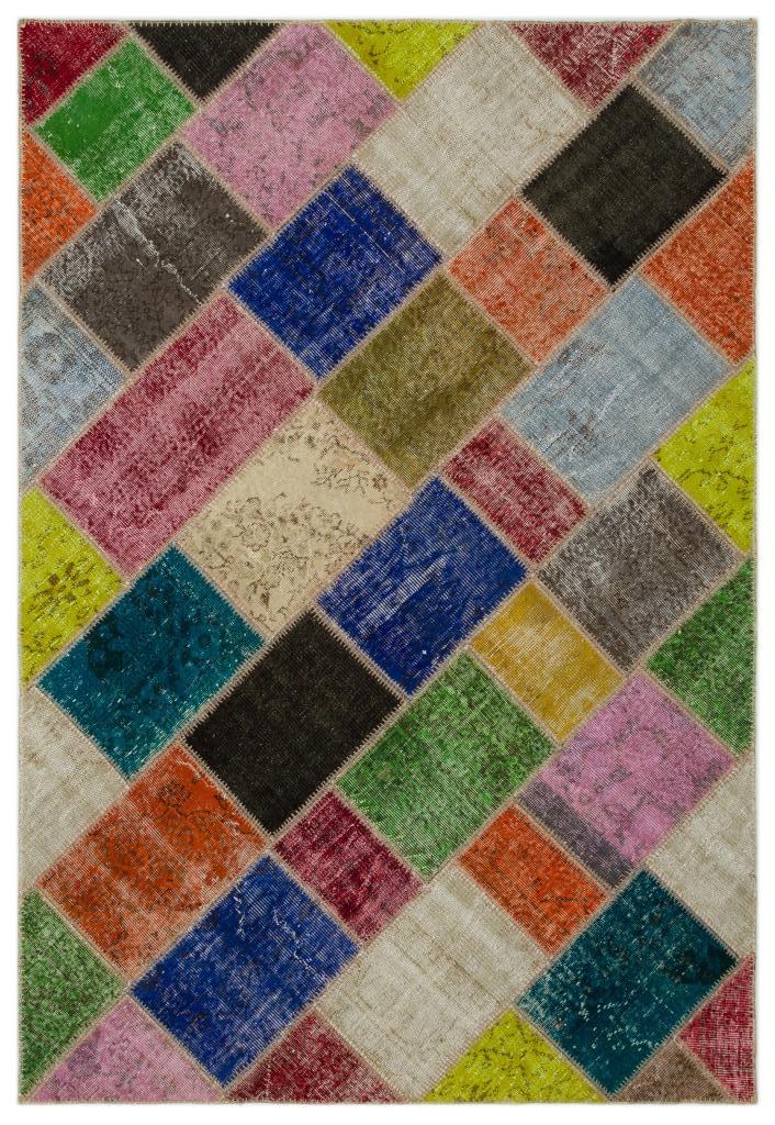 Apex Patchwork Unique Multi Naturel 21650 160 x 233 cm