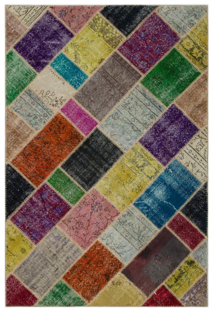 Apex Patchwork Unique Multi Naturel 21651 160 x 233 cm