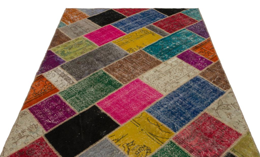Apex Patchwork Unique Multi Naturel 21652 160 x 233 cm