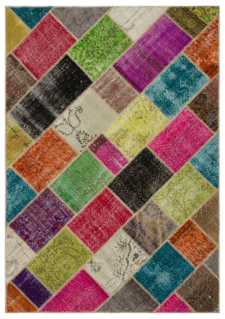 Apex Patchwork Unique Multi Naturel 21654 160 x 233 cm