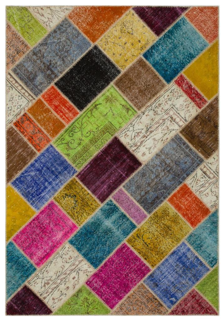 Apex Patchwork Unique Multi Naturel 21665 160 x 233 cm