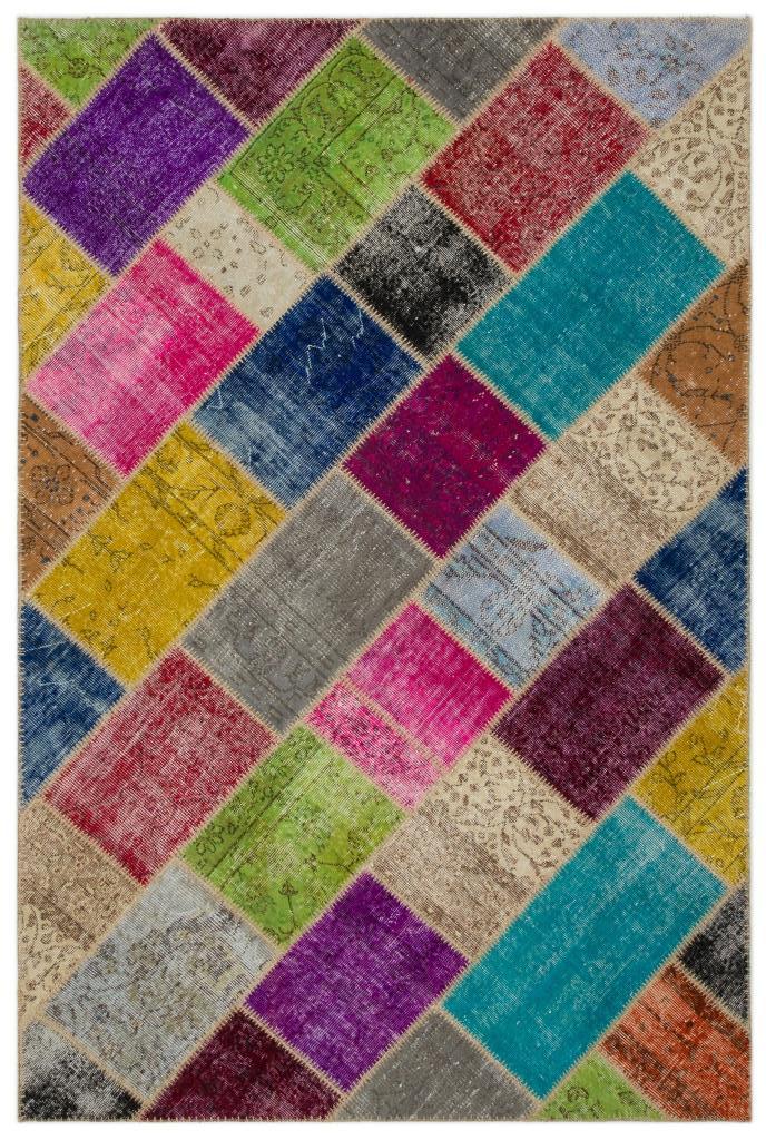 Apex Patchwork Unique Multi Naturel 21667 160 x 233 cm