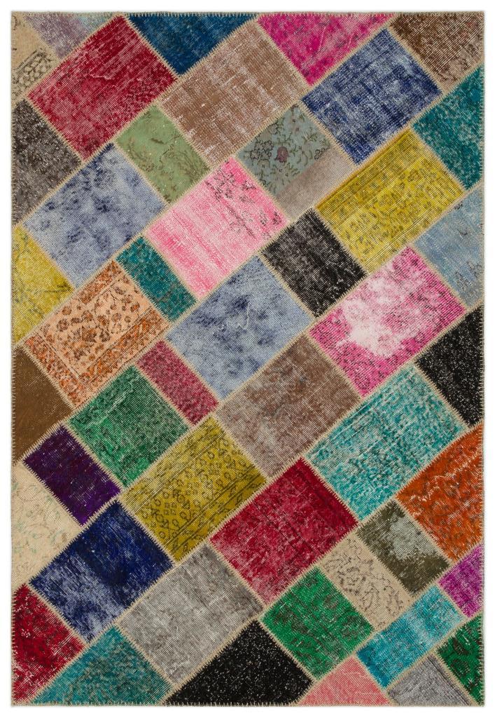 Apex Patchwork Unique Multi Naturel 21668 160 x 233 cm