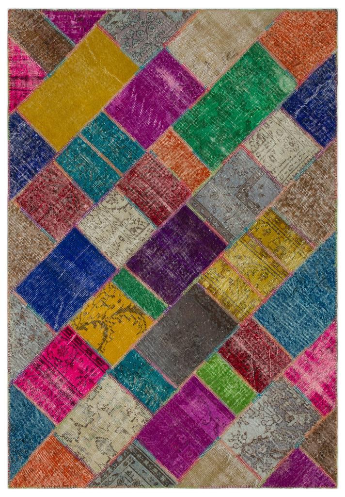 Apex Patchwork Unique Multi Naturel 21670 160 x 233 cm