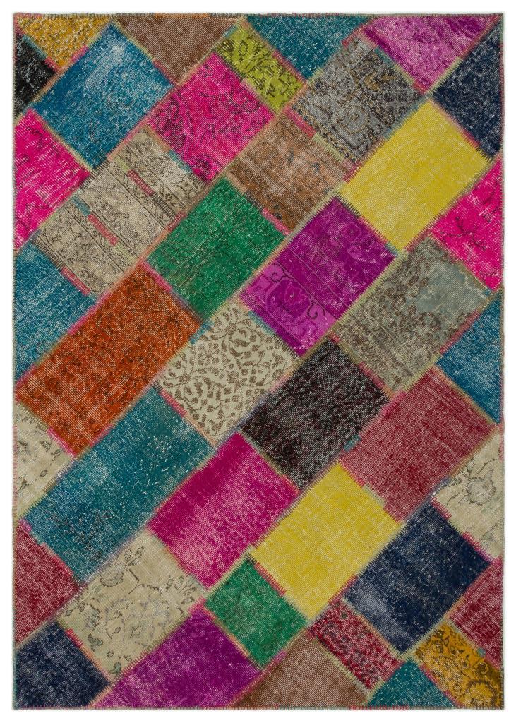 Apex Patchwork Unique Multi Naturel 21674 160 x 233 cm
