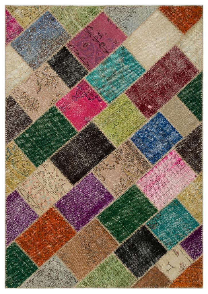 Apex Patchwork Unique Multi Naturel 21849 161 x 232 cm