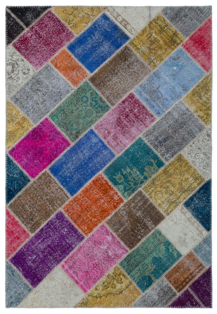 Apex Patchwork Unique Multi Naturel 22007 160 x 230 cm