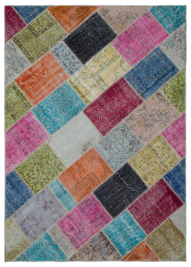Apex Patchwork Unique Multi Naturel 22015 160 x 230 cm