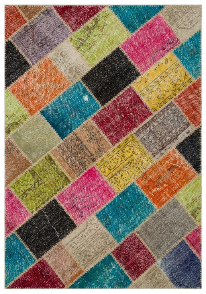 Apex Patchwork Unique Multi Naturel 22020 160 x 230 cm