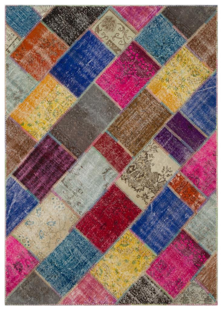 Apex Patchwork Unique Multi Naturel 22033 160 x 230 cm
